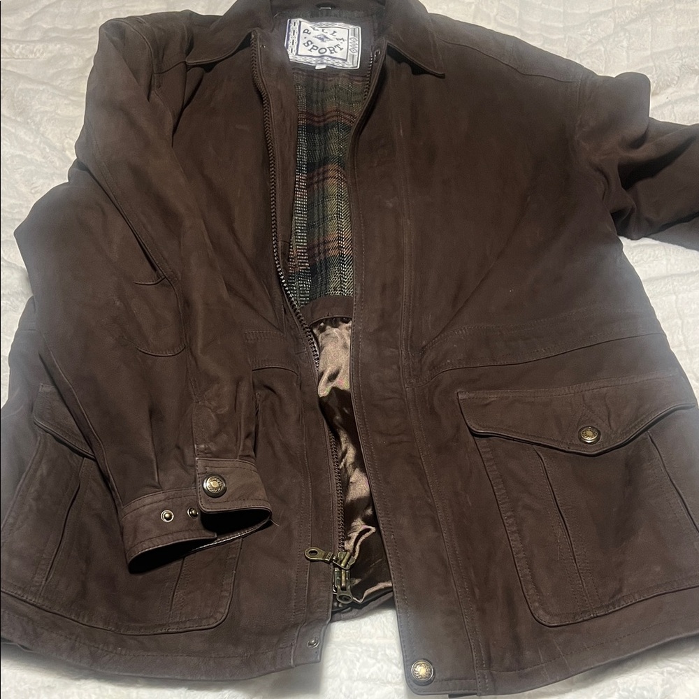 Pelle Leather Men's Brown Jacket